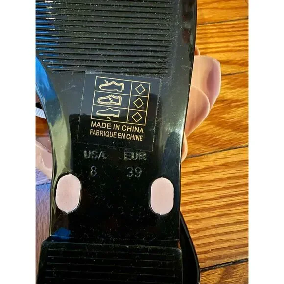 New Jeffrey Campbell Floralee Pink Jelly Thong Flip Flops Sandals Size 8 - Picture 5 of 5